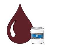 POK Peinture fer antirouille - Laque extérieure Semi-Brillante FER - 1L - RAL 3005 Rouge vin