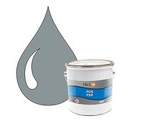 POK Peinture fer antirouille - Laque extérieure Semi-Brillante FER - 2,5L - RAL 7001 Gris argent