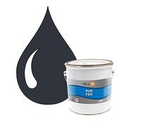 POK Peinture fer antirouille - Laque extérieure Semi-Brillante FER - 2,5L - RAL 7026 Gris granit