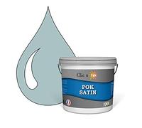 POK SATIN : Peinture Satin Lessivable Ciel Orageux 50m² - 5L