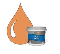 POK SATIN : Peinture Satin Lessivable Clémentine 25m² - 2,5L