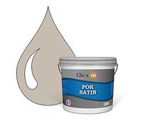 POK SATIN : Peinture Satin Lessivable Lin Médium 50m² - 5L