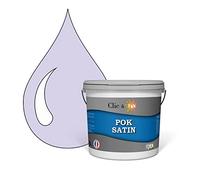 POK SATIN : Peinture Satin Lessivable Mauve pastel 50m² - 5L