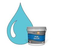 POK SATIN : Peinture Satin Lessivable Médina bleu 25m² - 2,5L