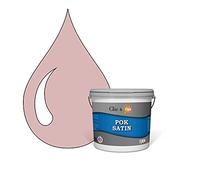 POK SATIN : Peinture Satin Lessivable Rose Moyen 25m² - 2,5L