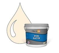 POK SATIN : Peinture Satin Lessivable Rose Pêche 50m² - 5L