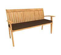 POKAR Coussin Banquette Galette de Chaise Banc de Jardin Coussin Banc Mousse pour Coussin Housse Coussin pour Intérieur ou Extérieur (150 x 50 x 5, Marron)