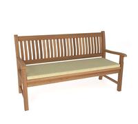 POKAR Coussin Banquette Galette de Chaise Banc de Jardin Coussin Banc Mousse pour Coussin Housse Coussin pour Intérieur ou Extérieur (120 x 40 x 5, Beige)