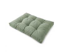 POKAR Coussin d'Assise pour Palette 120x80x12 cm | Coussin Matelassé pour Canapé et Salon de Jardin | Extérieur et Intérieur | Oeko-Tex | Made in EU | Vert
