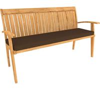 POKAR coussin de banc avec housse amovible, couleur:brun, taille:110x50