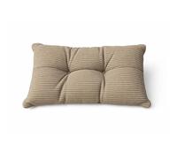 POKAR Coussin de Jardin Dossier 50x40x10 cm en Velours Côtelé Corduroy | Coussin Dossier pour Chaise, Fauteuil Rotin et Salon de Jardin | Intérieur et Extérieur | Oeko-Tex | Made in EU | Beige