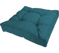 POKAR Coussin de salon Coussin d'assise pour chaise, Couleur:Vert foncé, Taille:Coussin d'assise 60x60
