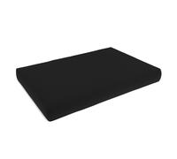 POKAR Coussin pour palette Coussins de palette avec housse amovible Canapé de palette, Taille:Coussin d'assise 120 x 80, Couleur:Noir - Imperméable
