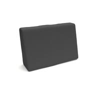 POKAR Coussin pour palette Coussins de palette avec housse amovible Canapé de palette, Taille:Coussin latéral 60 x 40, Couleur:Anthracite - Imperméable