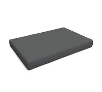 POKAR Coussin pour palette Coussins de palette avec housse amovible Canapé de palette, Taille:Coussin d'assise 120 x 80, Couleur:Anthracite - Imperméable