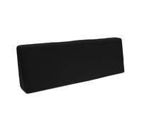 POKAR Coussin pour palette Coussins de palette avec housse amovible Canapé de palette, Taille:Coussin de dos 120 x 40, Couleur:Noir - Imperméable