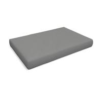 POKAR Coussin pour palette Coussins de palette avec housse amovible Canapé de palette, Taille:Coussin d'assise 120 x 80, Couleur:Gris - Imperméable
