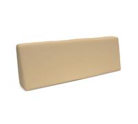 POKAR Coussin pour palette Coussins de palette avec housse amovible Canapé de palette, Taille:Coussin de dos 120 x 40, Couleur:Beige - Imperméable