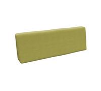 POKAR Coussin pour Palettes Euro - 1x Dossier 120cm x 40cm x 20/10cm, en Mousse formée à Froid, très Confortable, Canapé de Jardin, Intérieur et Extérieur, sans Palette, Vert Lime
