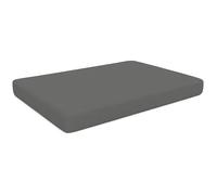 POKAR Coussin pour Palettes Euro Imperméable - 1x Assise 120cm x 80cm x 15cm, en Mousse Formée à Froid, Très Confortable, Canapé de Jardin, sans Palette, Anthracite