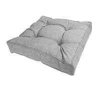 POKAR Coussins d'assise Coussin Extérieur Jardin Assise Coussin Chaise Jardin Galette de Chaise pour Extérieur, Jardin, Balcon 40x40x10 cm, Gris