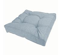 POKAR Coussins d'assise Coussin Extérieur Jardin Assise Coussin Chaise Jardin Galette de Chaise pour Extérieur, Jardin, Balcon 70x70x10 cm, Bleu