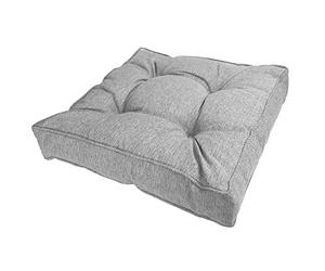 POKAR Coussins d'assise Coussin Extérieur Jardin Assise Coussin Chaise Jardin Galette de Chaise pour Extérieur, Jardin, Balcon 70x70x10 cm, Gris