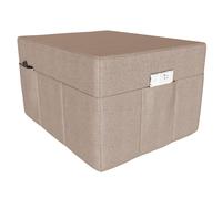 POKAR Matelas pliable en 3 parties Matelas d'invité Matelas de camp Lit pliant, Taille:Housse 80 x 195, Couleur:Beige