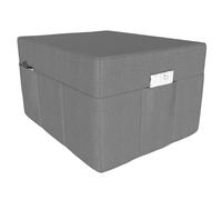 POKAR Matelas pliant Matelas pliable en 3 parties Matelas d'invité Lit de camp Lit pliant, Taille:Housse 80 x 195, Couleur:Gris