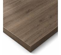 POKAR Plateau de Table 100x60 cm | Plateau de Bureau Épaisseur 25 mm | Idéal pour Bureau Assis Debout Réglable et Table à Manger | Plateau de Table Durable | Fabriqué en Europe | Chêne Davos