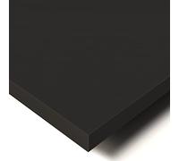 POKAR Plateau de Table 120x60 cm | Plateau de Bureau Épaisseur 25 mm | Idéal pour Bureau Assis Debout Réglable et Table à Manger | Plateau de Table Durable | Fabriqué en Europe | Noir