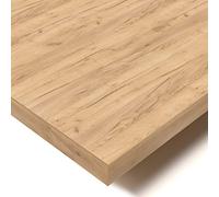 POKAR Plateau de Table 140x80 cm | Plateau de Bureau Épaisseur 25 mm | Idéal pour Bureau Assis Debout Réglable et Table à Manger | Plateau de Table Durable | Fabriqué en Europe | Chêne Craft Or