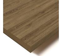 POKAR Plateau de Table 140x80 cm | Plateau de Bureau Épaisseur 25 mm | Idéal pour Bureau Assis Debout Réglable et Table à Manger | Plateau de Table Durable | Fabriqué en Europe | Davos Chêne