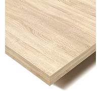 POKAR Plateau de Table 175x80 cm | Plateau de Bureau Épaisseur 25 mm | Idéal pour Bureau Assis Debout Réglable et Table à Manger | Plateau de Table Durable | Fabriqué en Europe | EKO Sonoma Chêne