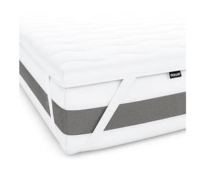POKAR Surmatelas 130x190 cm | Mousse de Confort 5 cm Épais Topper de Matelas | Soutien Ergonomique & Répartition du Corps | Housse Respirante Amovible Lavable à 60°C | Hypoallergénique & Anti-acariens