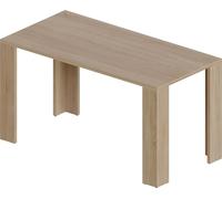 POKAR Table de salle à manger, table de cuisine, table de bureau, Taille:120x80, Couleur:Chêne Sonoma