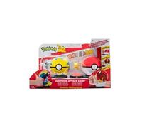 Poké Ball Attaque Surprise Bandai - Pokémon - 2 Poké Balls Avec Leur Pokémon Et 6 Disques D'attaques