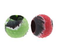 Poke Ball Plus Silicone Protecteur Case Grip pour Nintendo Switch Couverture souple Skin Boîtier Sensation de confort - Camouflage Vert et Rouge