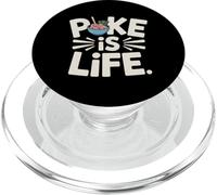 Poke is Life Cravures des Amateurs de Poissons Crus ||- PopSockets PopGrip pour MagSafe