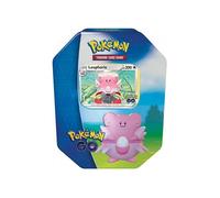 Pokebox Go Leuphorie V - 200 PV - Carte Francaise A Collectionner Pokemon - Boite Metal bleu