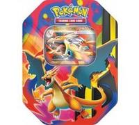 Pokebox méga dracaufeu y ex - 360 pv - carte francaise a collectionner pokemon - set boite metal + carte tigre