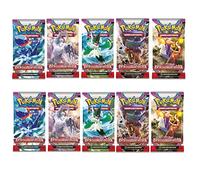 Pokémon 10 Carmesin & Pourpre : développements en Paldea Booster Cartes à collectionner | Allemand | Série de cartes carmesin et pourpre | + Arkero-G 100 pochettes souples