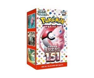 Pokémon 151 Display Coréen 20 Boosters - Édition Officielle Authentique Scellée