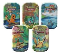 Pokémon 1x Mini Tin Amis de Kanto, motif aléatoire, neuf, anglais