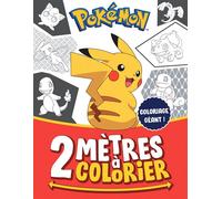 Pokémon - 2 mètres à colorier - Collectif - Hachette Jeunesse - broché - Document jeunesse