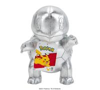 Pokémon Peluche Squirtle 25e Anniversaire 20,3 cm Argenté