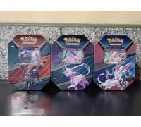 POKEMON 3 POKEBOX TINBOX NOCTALI MENTALI NYMPHALI V ETINCELANTES STYLE EMBRASES