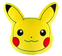 Pokémon 3D Coussin Pikachu Peluche Oreiller, Accessoires de Chambre 45 x 45cm, Anime Cadeau pour Enfant