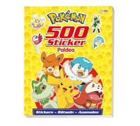 Pokémon: 500 Sticker Paldea - Stickern - Rätseln - Ausmalen: Activityblock mit 500 Stickern