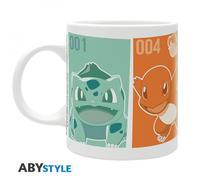 Pokémon - Abystyle - Mug - Bulbizarre Salamèche Carapuce Et Pikachu
